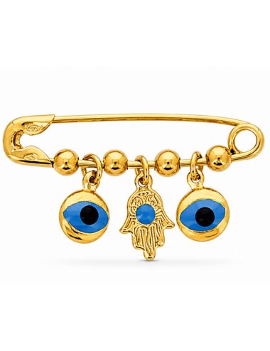 Epingle Oeil Main 750/1000