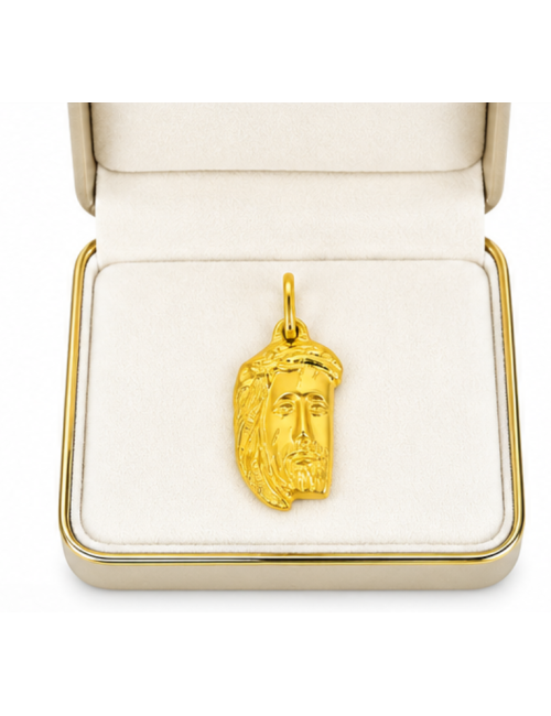 Pendentif Jésus III 750/1000 + Chaîne Offerte