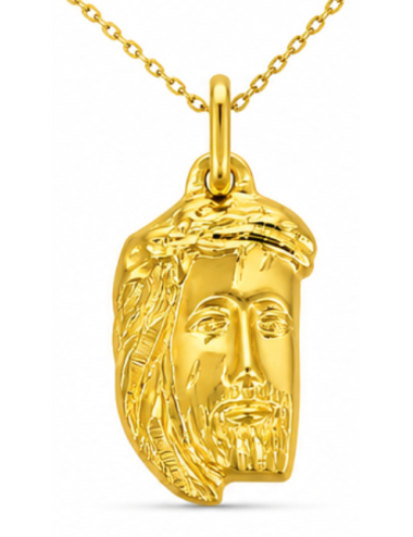 Pendentif Jésus 750/1000 + Chaîne Offerte