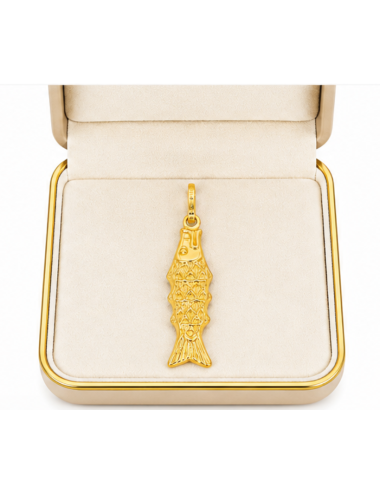 Pendentif Poisson 750/1000 + Chaîne Offerte