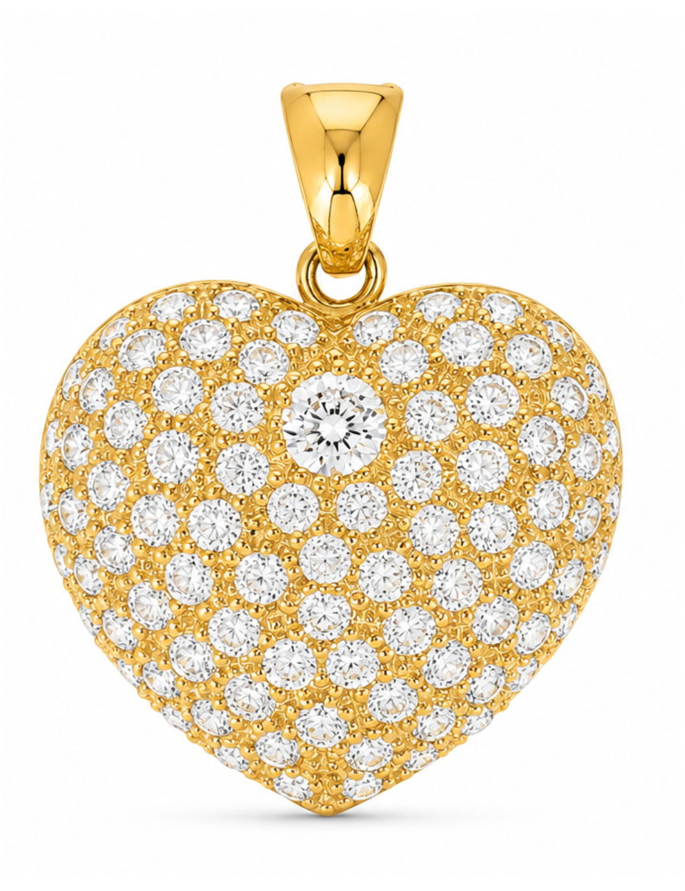 Pendentif Julia Coeur 750/1000 + Chaîne Offerte