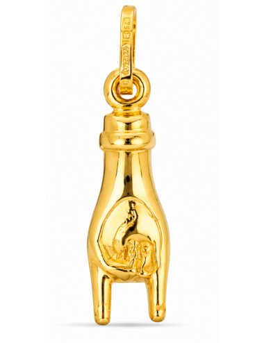 Pendentif Main 750/1000 + Chaîne Offerte