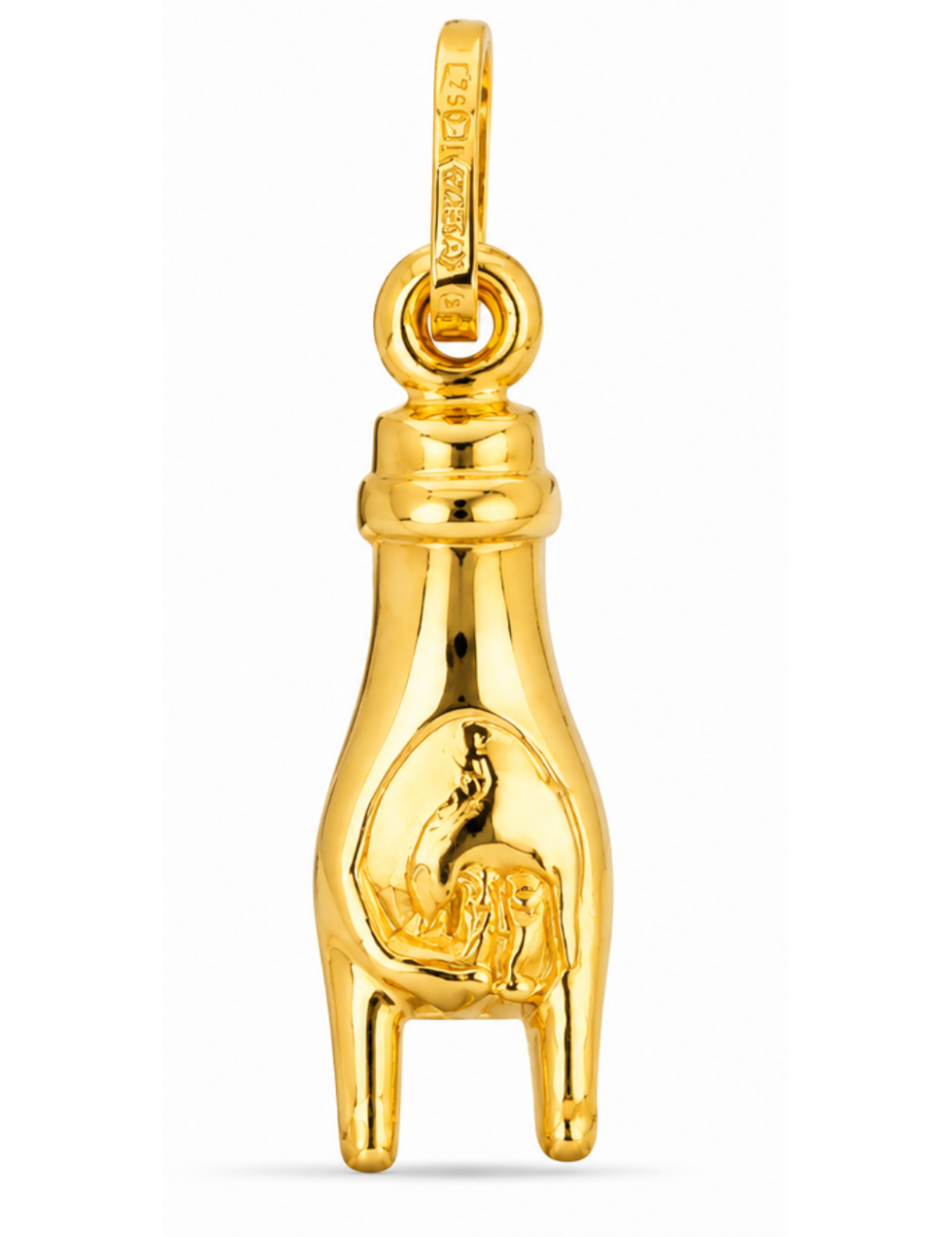 Pendentif Main 750/1000 + Chaîne Offerte