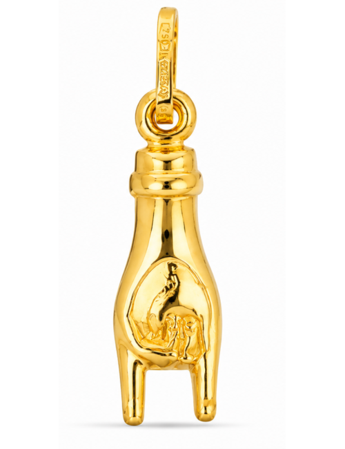 Pendentif Main 750/1000 + Chaîne Offerte