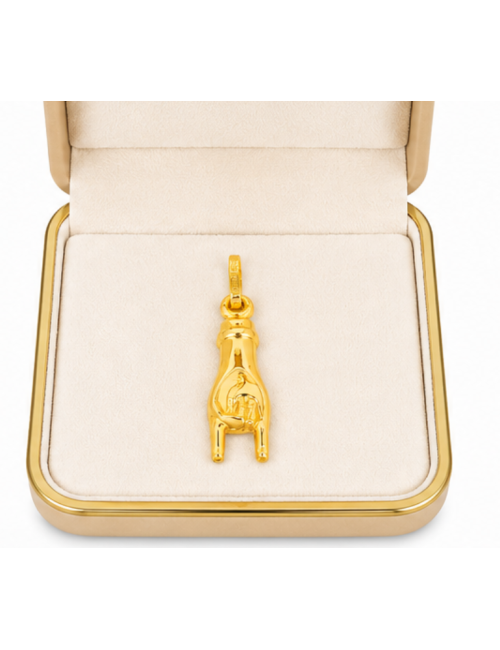 Pendentif Main 750/1000 + Chaîne Offerte