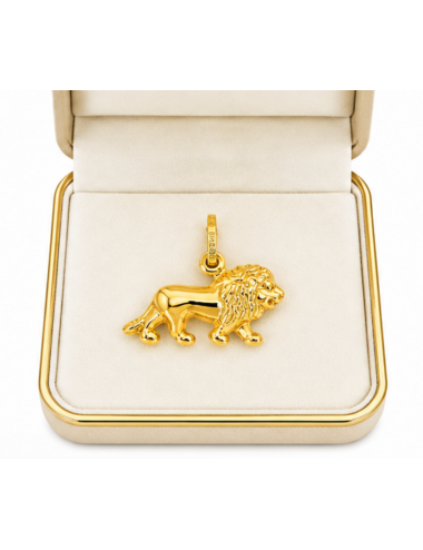 Pendentif Lion 750/1000 + chaîne offerte