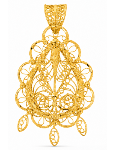 Pendentif Celesta Or Jaune 750/1000 + chaîne offerte