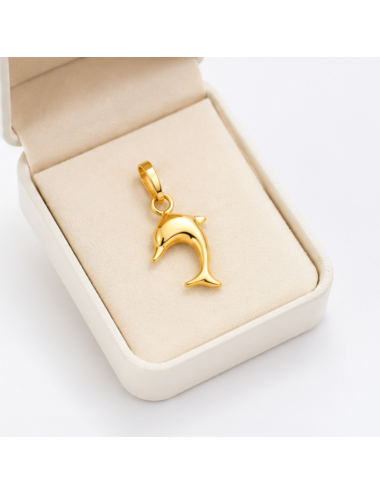 PENDENTIF Dauphin EN OR + CHAINE