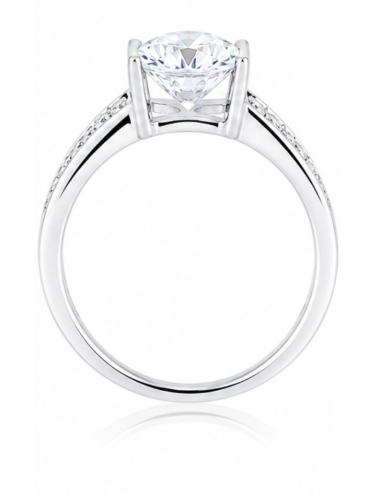 SOLITAIRE ALEXANDRA OR BLANC