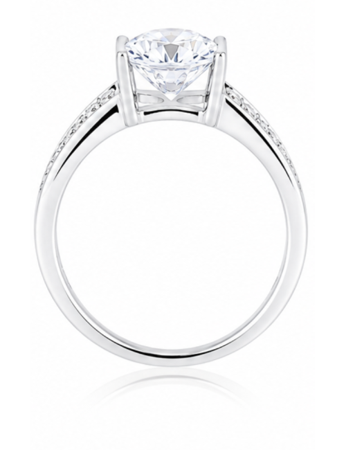 SOLITAIRE ALEXANDRA OR BLANC