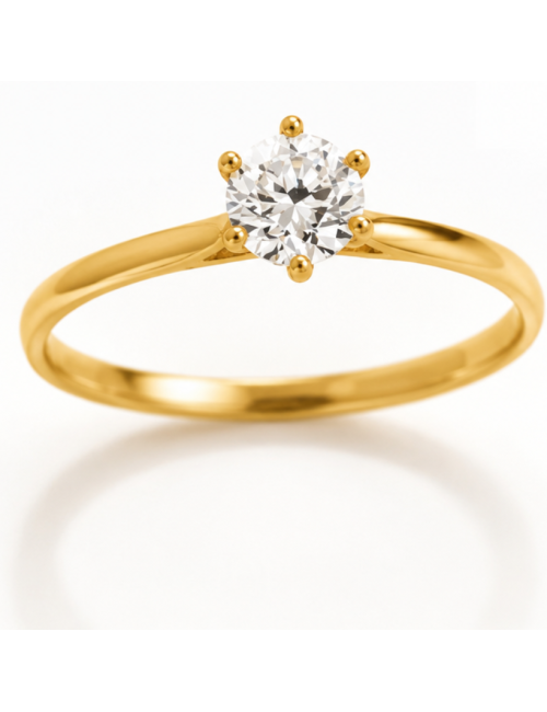 SOLITAIRE ANNA OR JAUNE