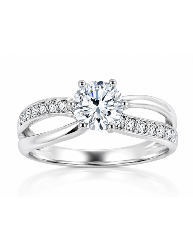 SOLITAIRE AMELIA OR BLANC