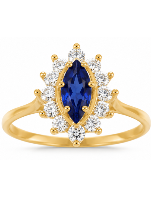 BAGUE CELIA OR JAUNE