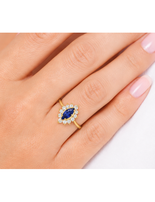 BAGUE CELIA OR JAUNE