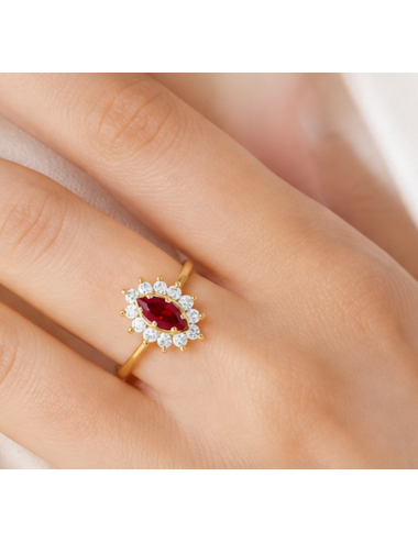 Solitaire CALIA Rouge 750/1000