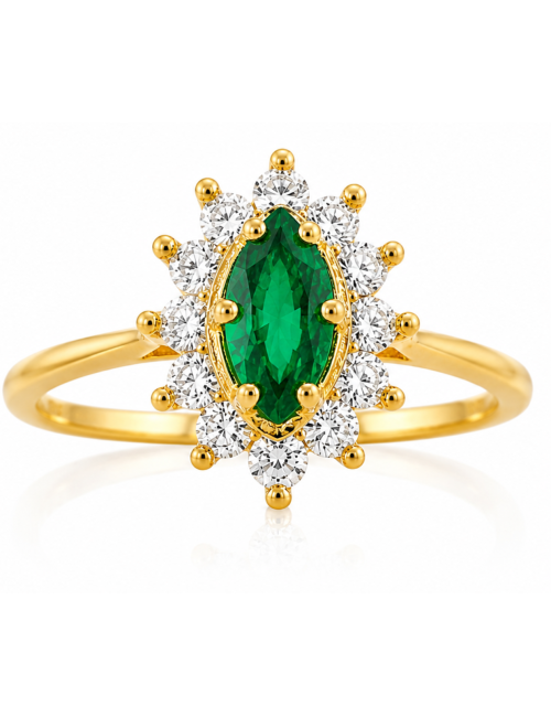 SOLITAIRE CARMELA OR JAUNE