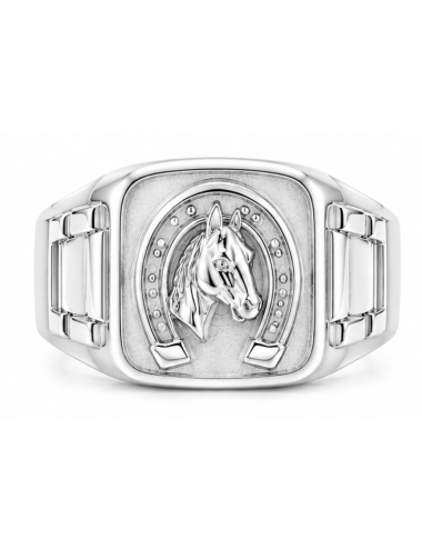 Chevalière Cheval ARGENT