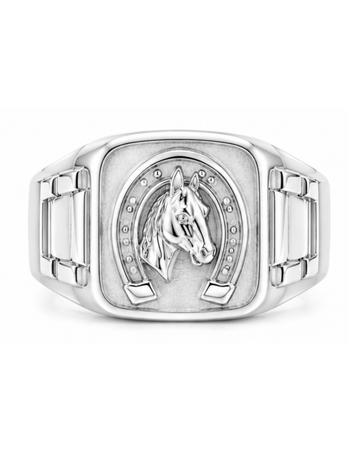 Chevalière Cheval ARGENT
