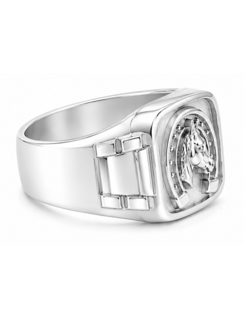 Chevalière Cheval ARGENT