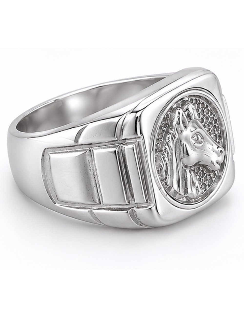 Chevalière Cheval Argent
