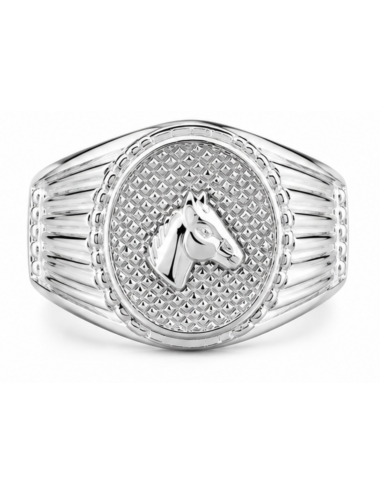 Chevalière Cheval Argent