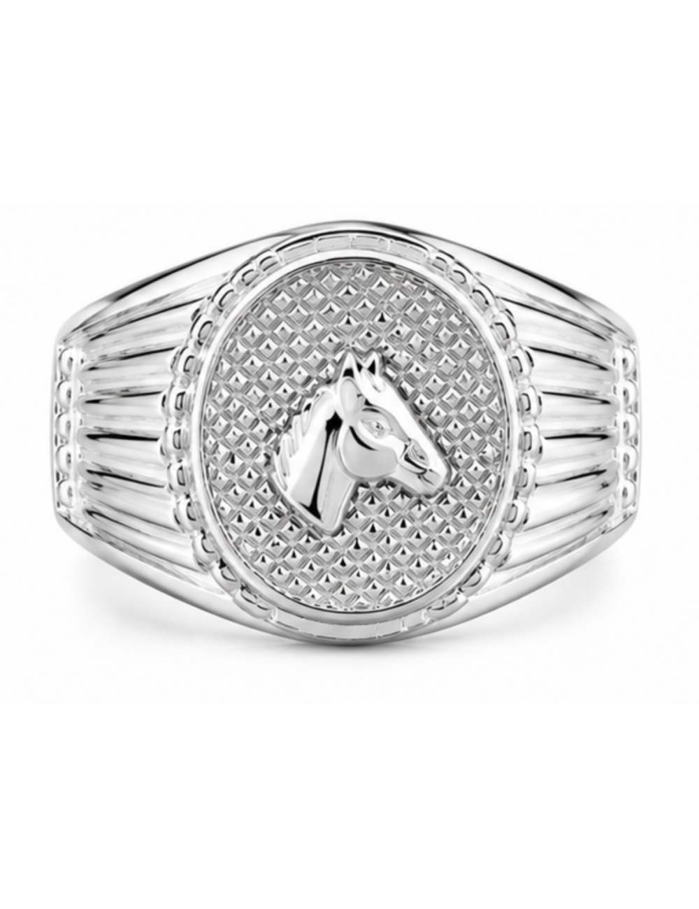 Chevalière Cheval Argent