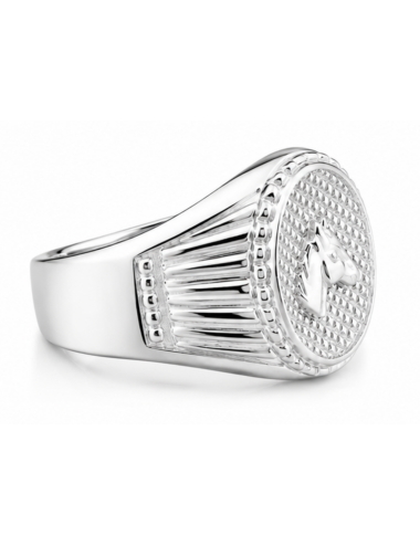 Chevalière Cheval Argent