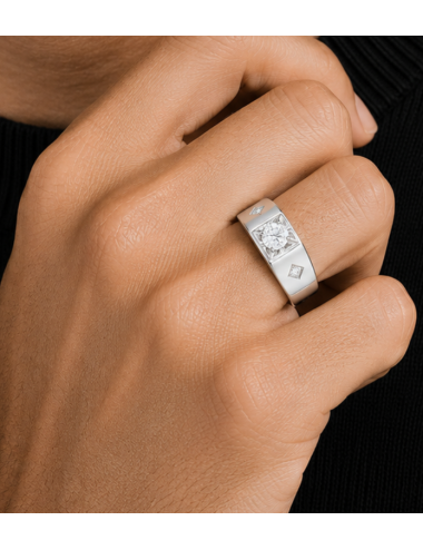 Chevalière Dust Argent