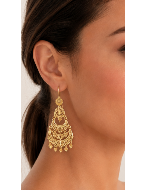 Boucles d'oreilles FREDERICKA en or