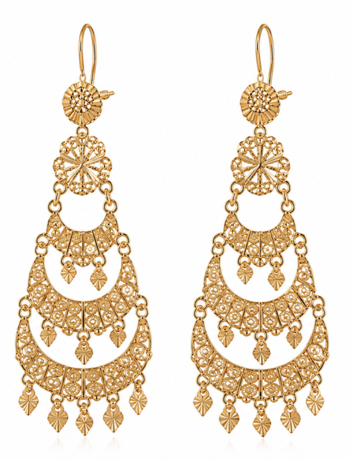 Boucles d'oreilles FREDERICKA en or