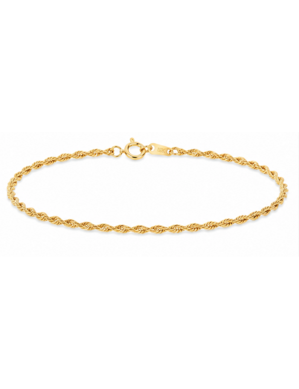 Bracelet Corde Or Jaune