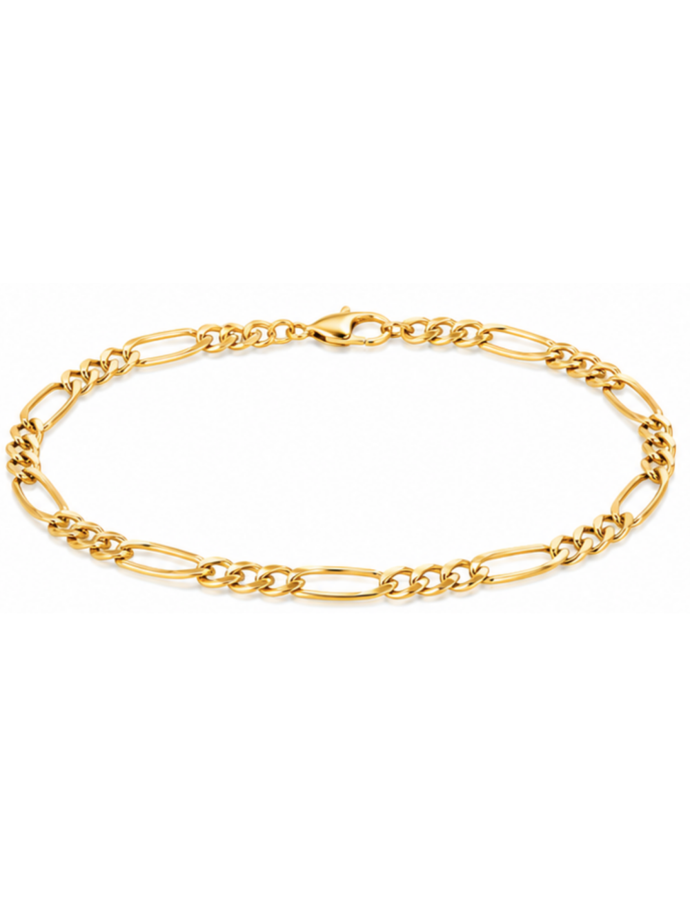 Bracelet Maille Alternée 1/3 Or