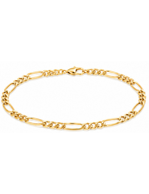 Bracelet Maille Alternée 1/3 Or