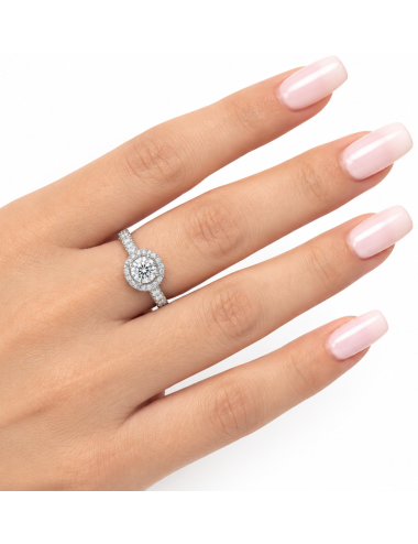 Bague Olivia Or Blanc