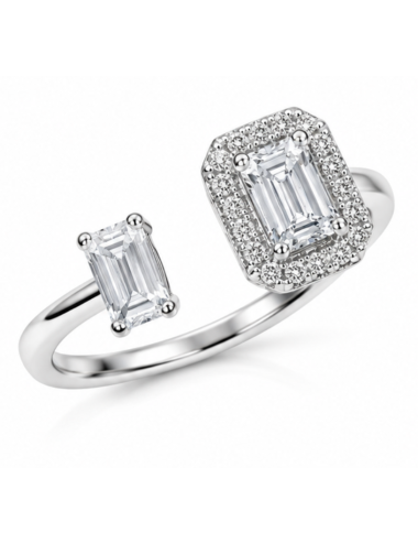 Bague Dolly Or Blanc