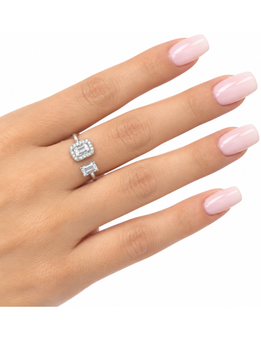 Bague Dolly Or Blanc