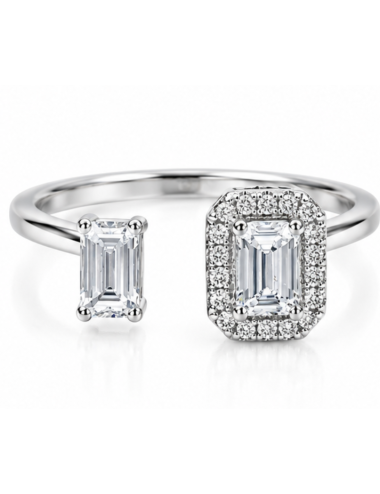 Bague Dolly Or Blanc