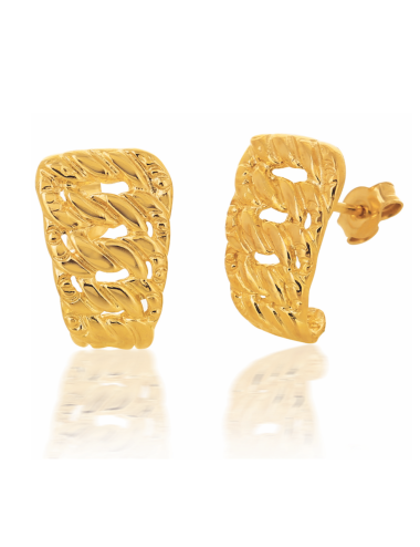 Boucles d'oreilles USA or jaune