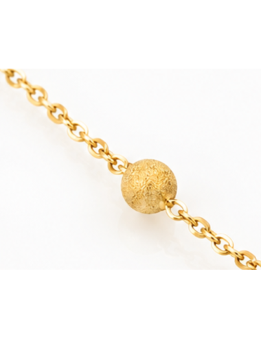 Bracelet Boules Or Jaune