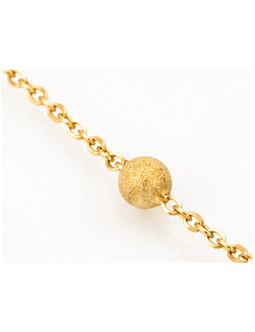 Bracelet Boules Or Jaune