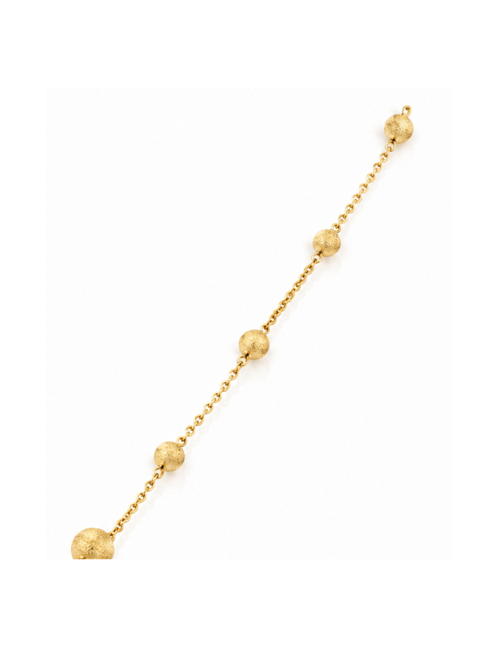 Bracelet Boules Or Jaune