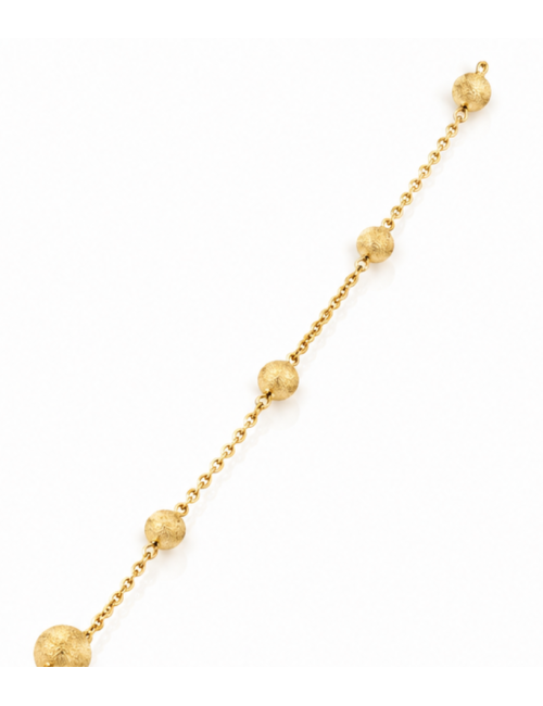 Bracelet Boules Or Jaune